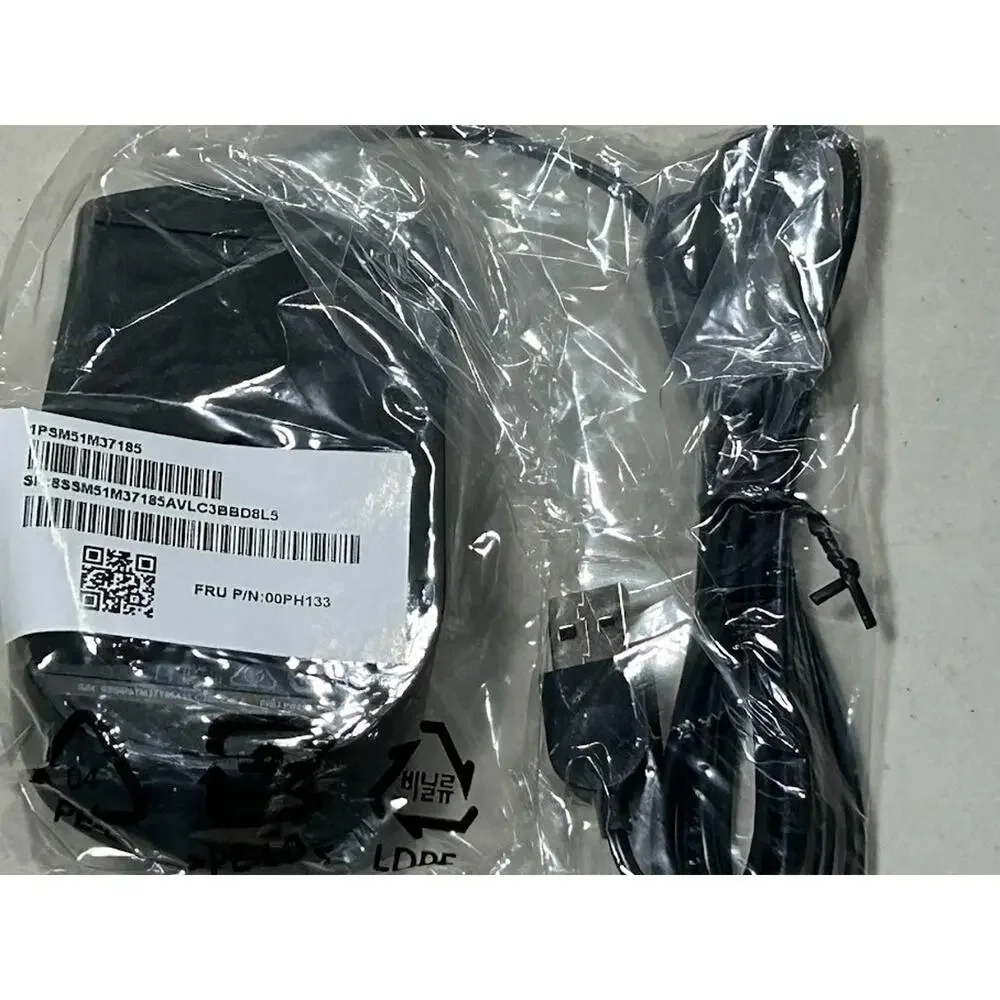 New Lenovo Essential USB Black Corded Mouse Wired 1PSM51M37185 Sealed